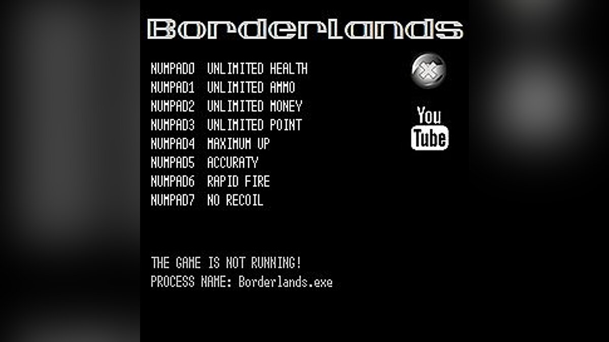 Borderlands — Trainer (+8) [Latest Steam] [LIRW / GHL]