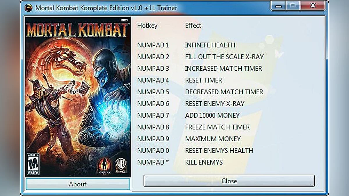 Mortal Kombat (2011) — Entraîneur / entraîneur (+11) [1.0] [Grizzly]