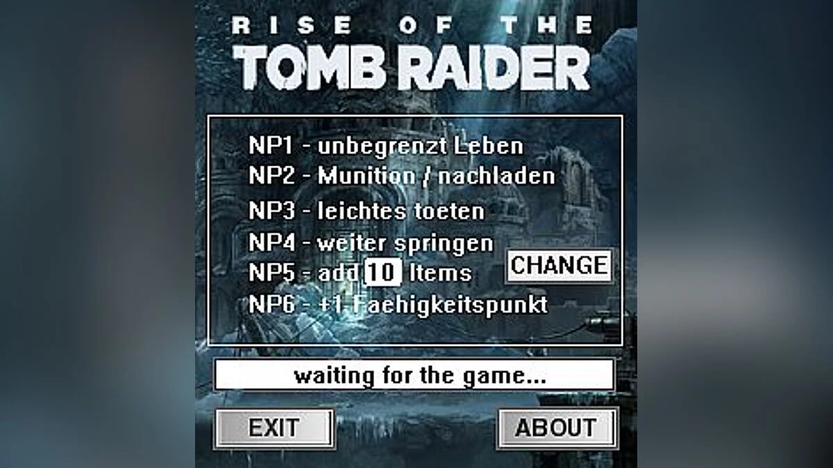 Rise of the Tomb Raider — Trainer (+6) [1.0 - Build 668.1] [dR.oLLe]