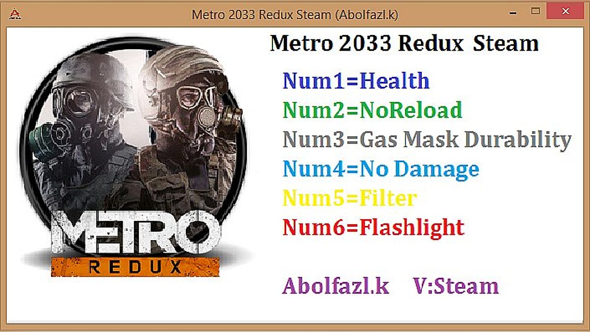 Metro 2033 — Trainer (+6) [1.0.0.3] [Abolfazl.k]