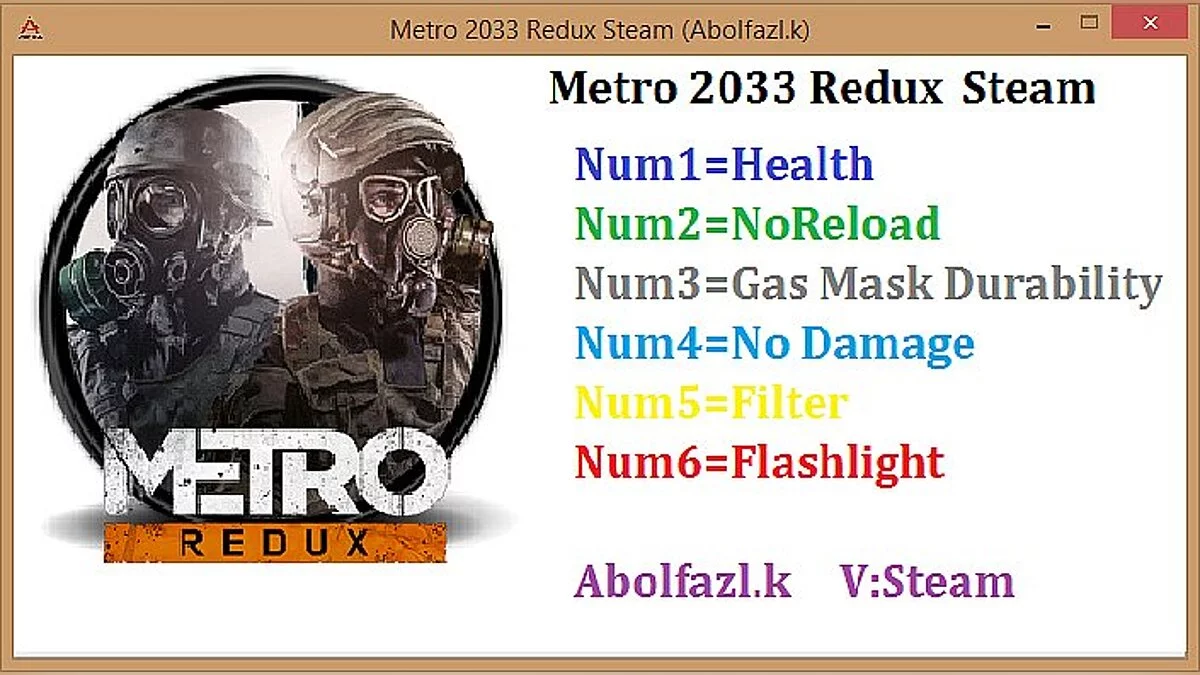 Metro 2033 — Trainer (+6) [1.0.0.3] [Abolfazl.k]