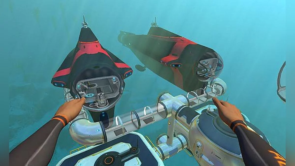 Subnautica — Збереження / Savegame (велика основа, циклоп 3, енергія 23000, Seamoth 3)