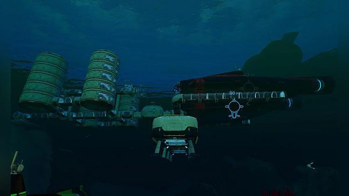 Subnautica — Збереження / Savegame (велика основа, циклоп 3, енергія 23000, Seamoth 3)