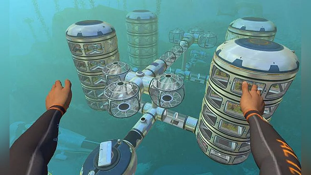 Subnautica — Збереження / Savegame (велика основа, циклоп 3, енергія 23000, Seamoth 3)