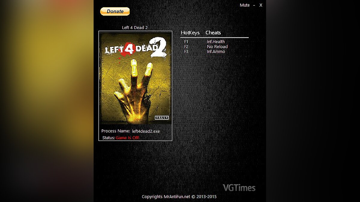 Left 4 Dead 2 — Trainer (+3) [Last Steam Version] [MrAntiFun]