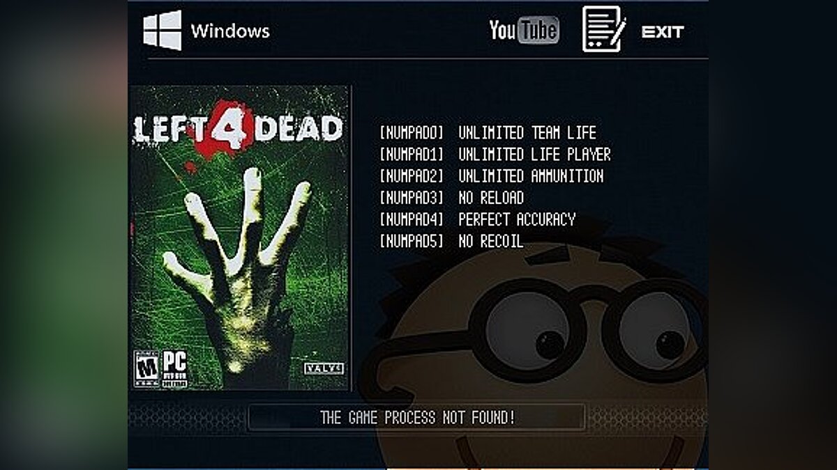 Left 4 Dead — Trainer (+6) [Latest Steam] [LIRW / GHL]