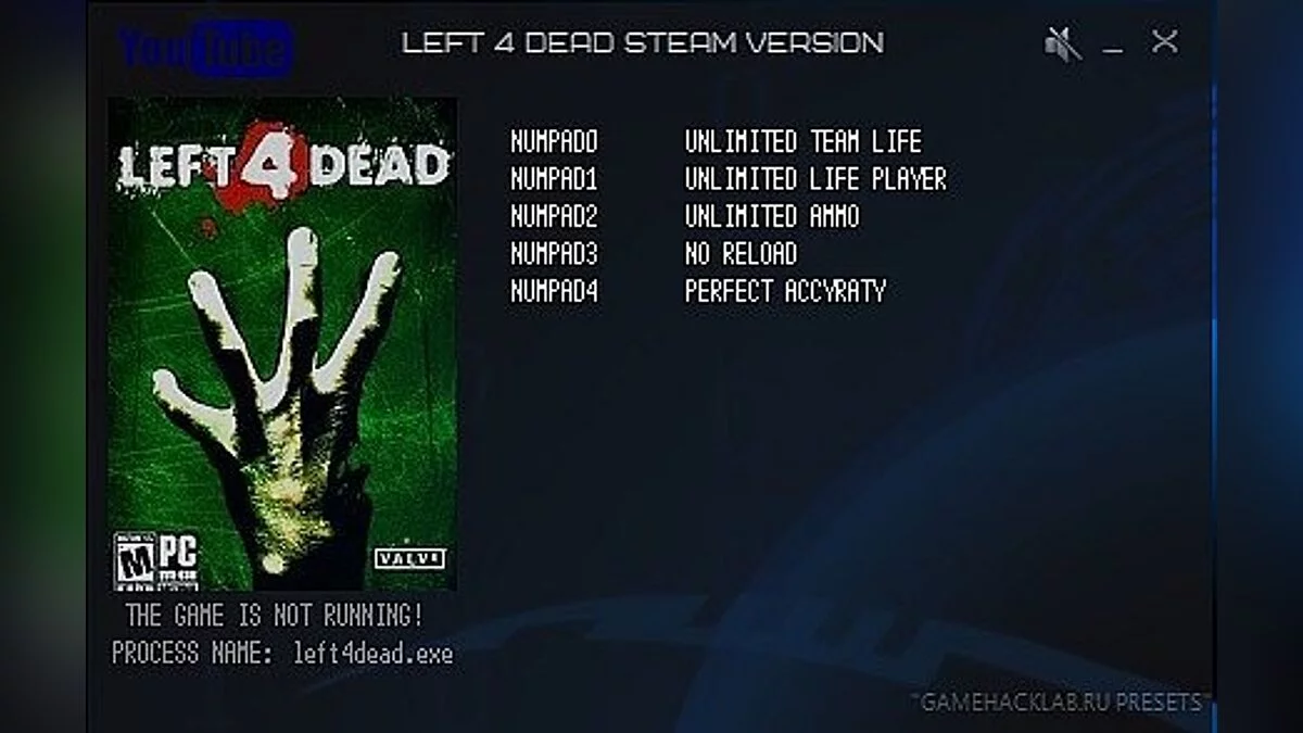 Left 4 Dead — Trainer (+5) [Latest Steam] [LIRW / GHL]