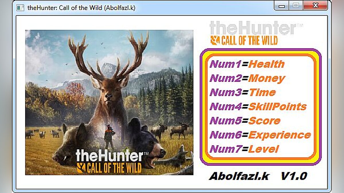 theHunter: Call of the Wild — Trainer (+7) [1.0] [Abolfazl.k]