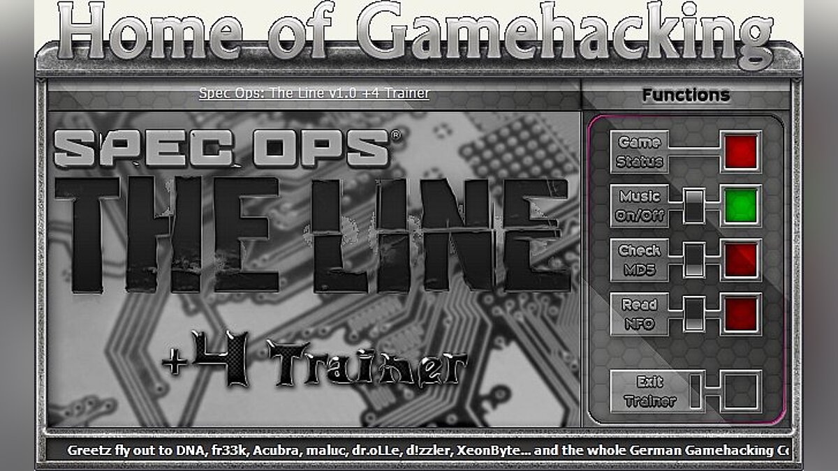 Spec Ops: The Line — Trainer (+4) [1.0] [HoG/sILeNt heLLsCrEAm]