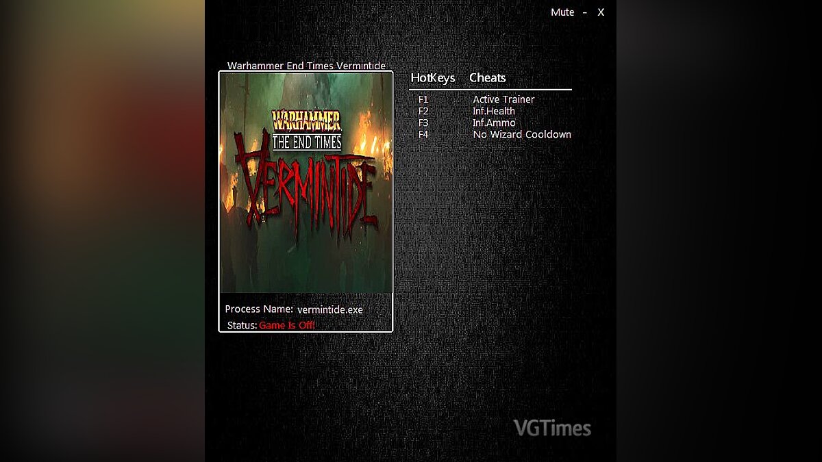 Warhammer: End Times - Vermintide — Trainer (+3) [1.2.3.0] [MrAntiFun]