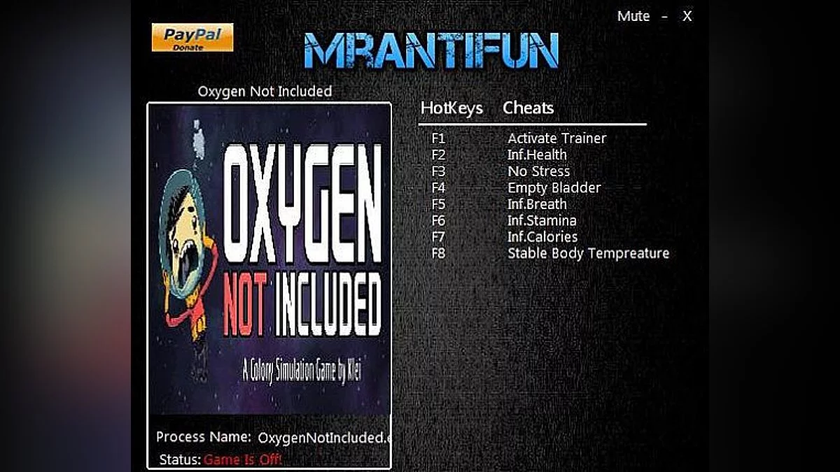 Oxygen Not Included — Trainer (+7) [02.22.2017] [MrAntiFun]