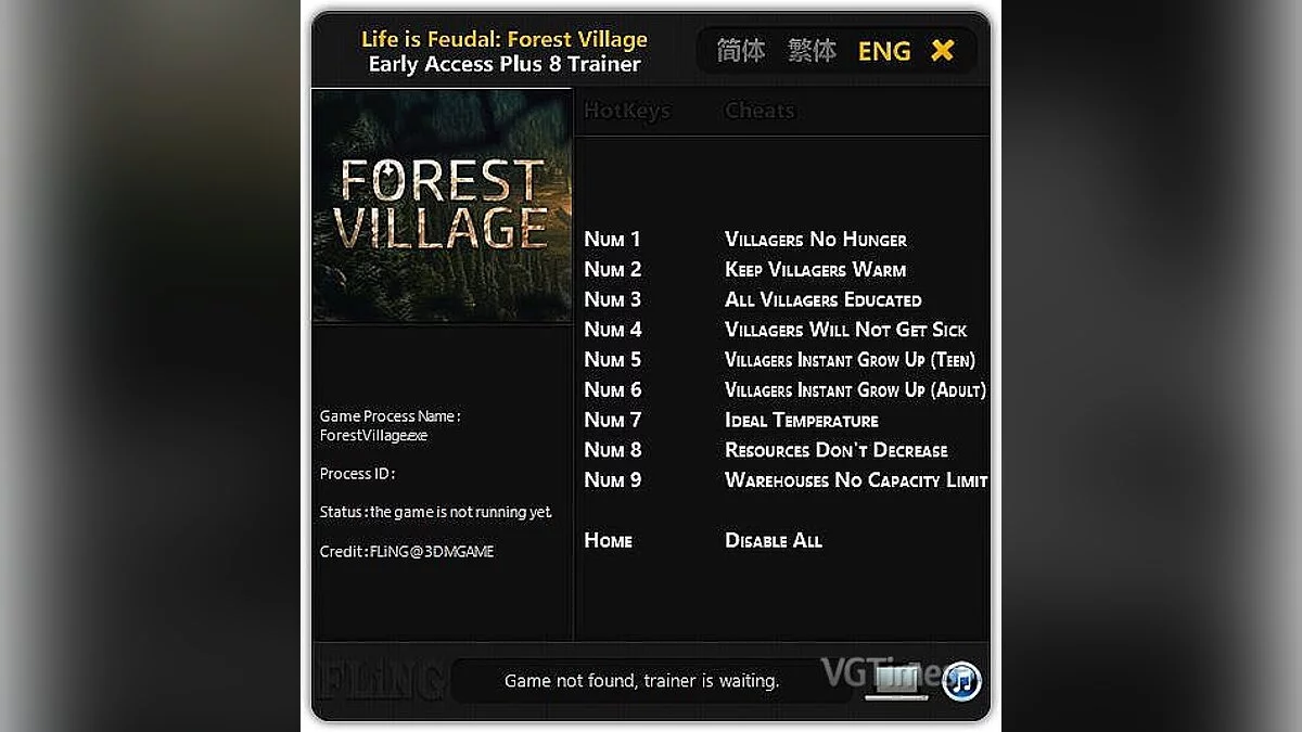 Life is Feudal: Forest Village — Тренер/тренер (+8) [Оновлення: 24.03.17] [Fling]
