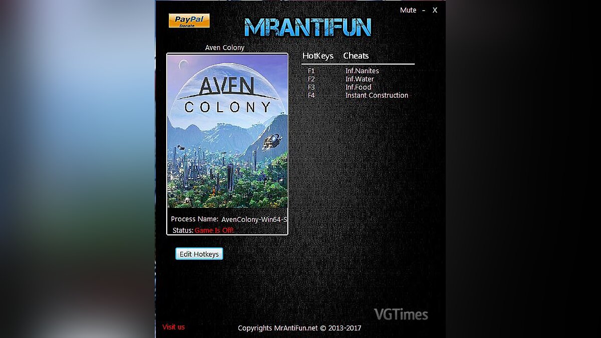 Aven Colony — Trainer (+4) [1.0.20155] [MrAntiFun]