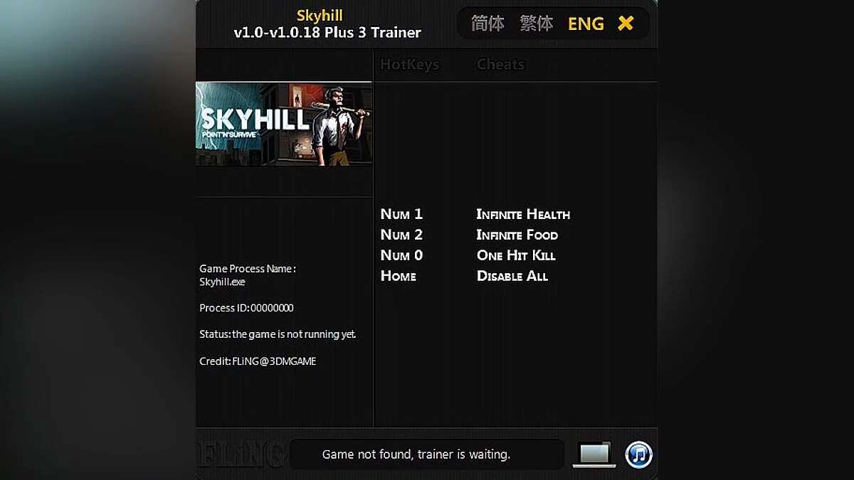 Skyhill — Trainer (+3) [1.0-1.0.18] [FLiNG]