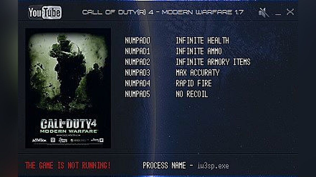 Call of Duty 4: Modern Warfare — Trainer (+6) [1.7] [LIRW/GHL]