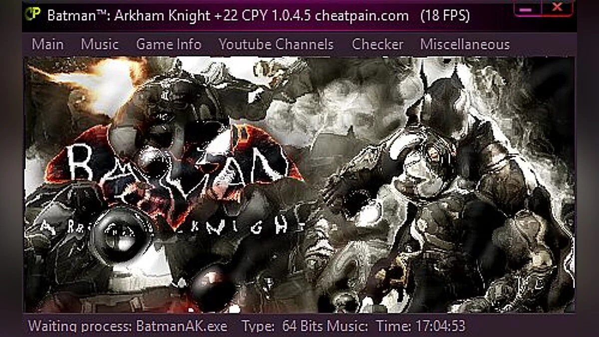 Batman: Arkham Knight — Трейнер / Trainer (+22) [1.0.4.5] [h4x0r]