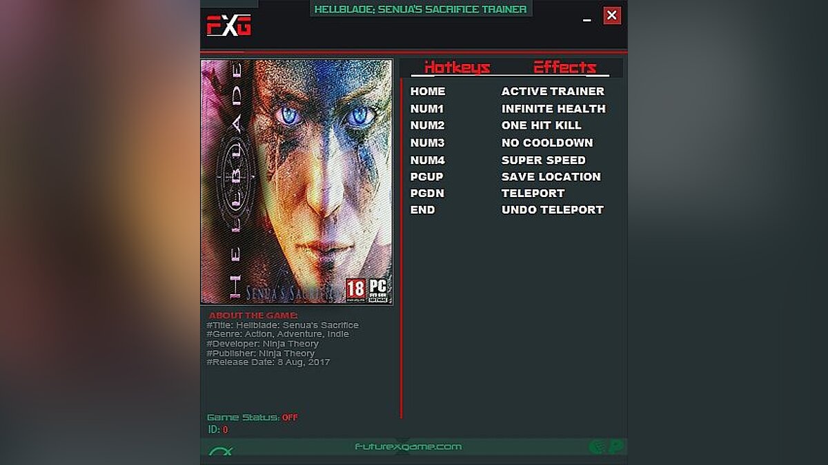 Hellblade: Senua&#039;s Sacrifice — Trainer (+5) [1.0] [FutureX]