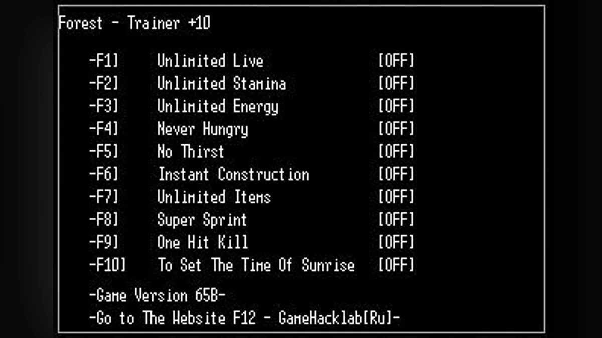 The Forest — Entrenador (+10) [Vapor 0,65 x64] [LIRW/GHL]