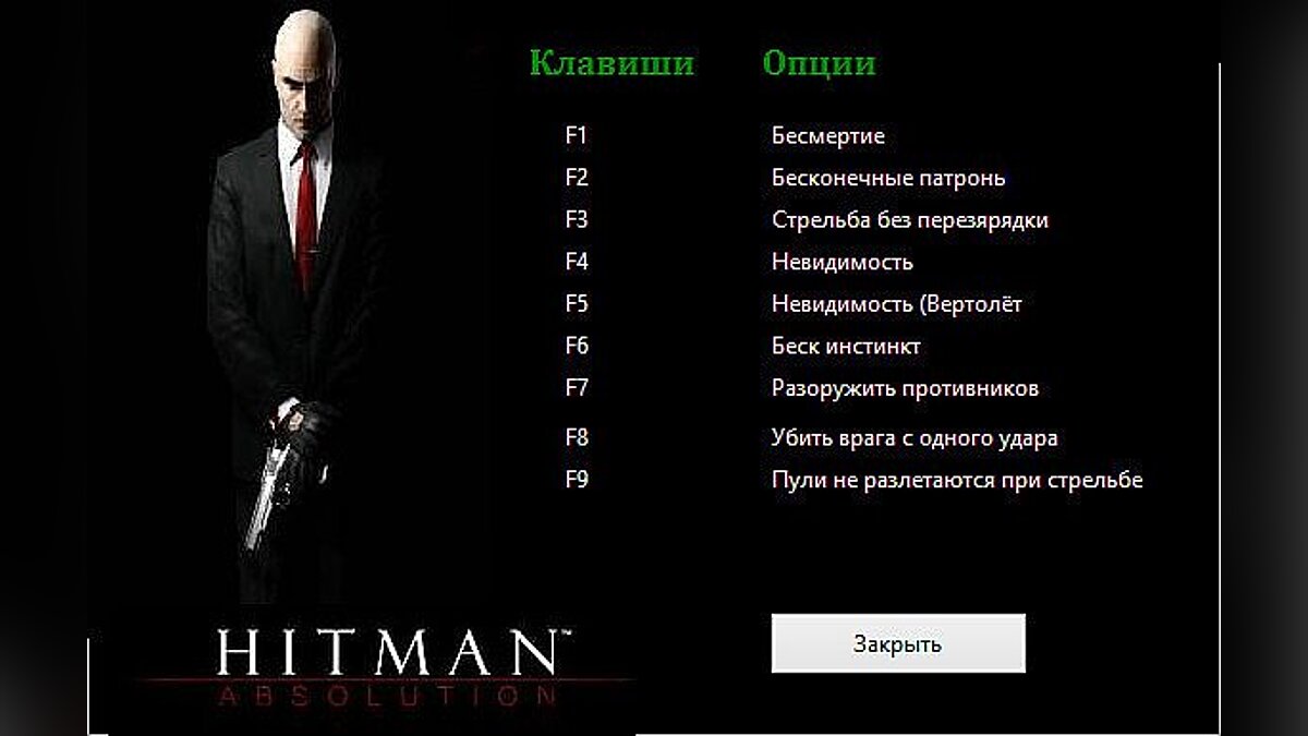 Hitman: Absolution — Trainer (+9) [1.0.443.0_1.0.447.0] [HackerDedSeka]