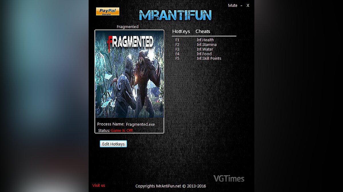 Fragmented — Trainer (+5) [16.9.1.0] [MrAntiFun]