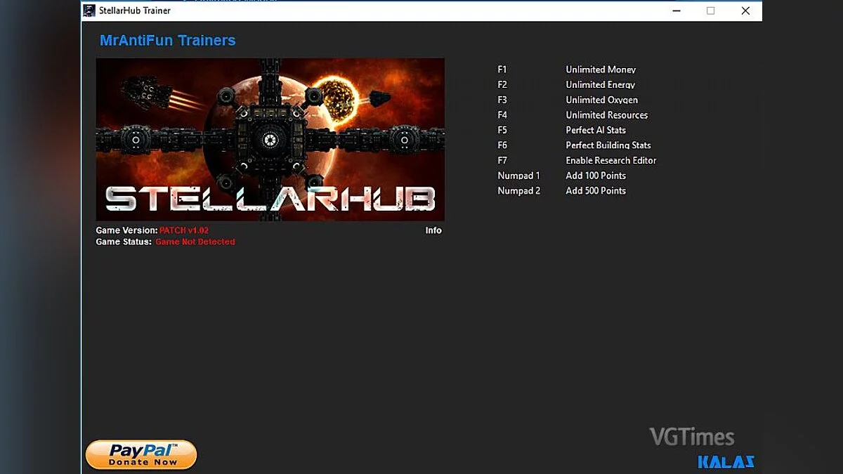 StellarHub — Trainer (+9) [1.02] [Kalas]