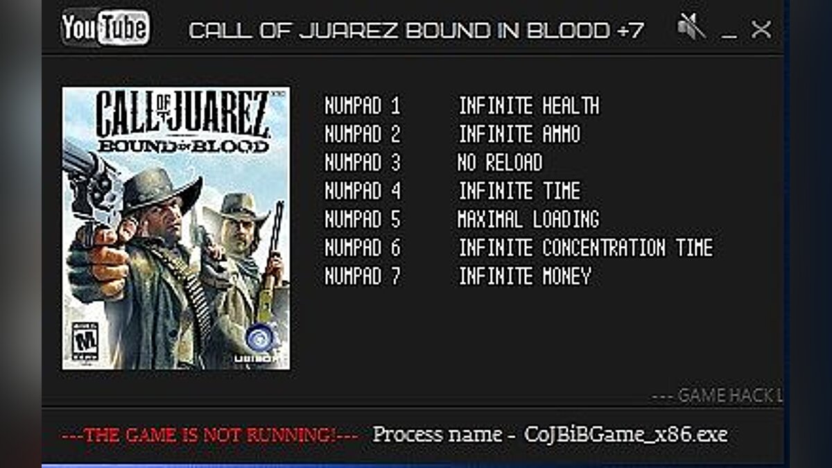 Call of Juarez: Bound in Blood — Trainer (+7) [1.1] [LIRW/GHL]