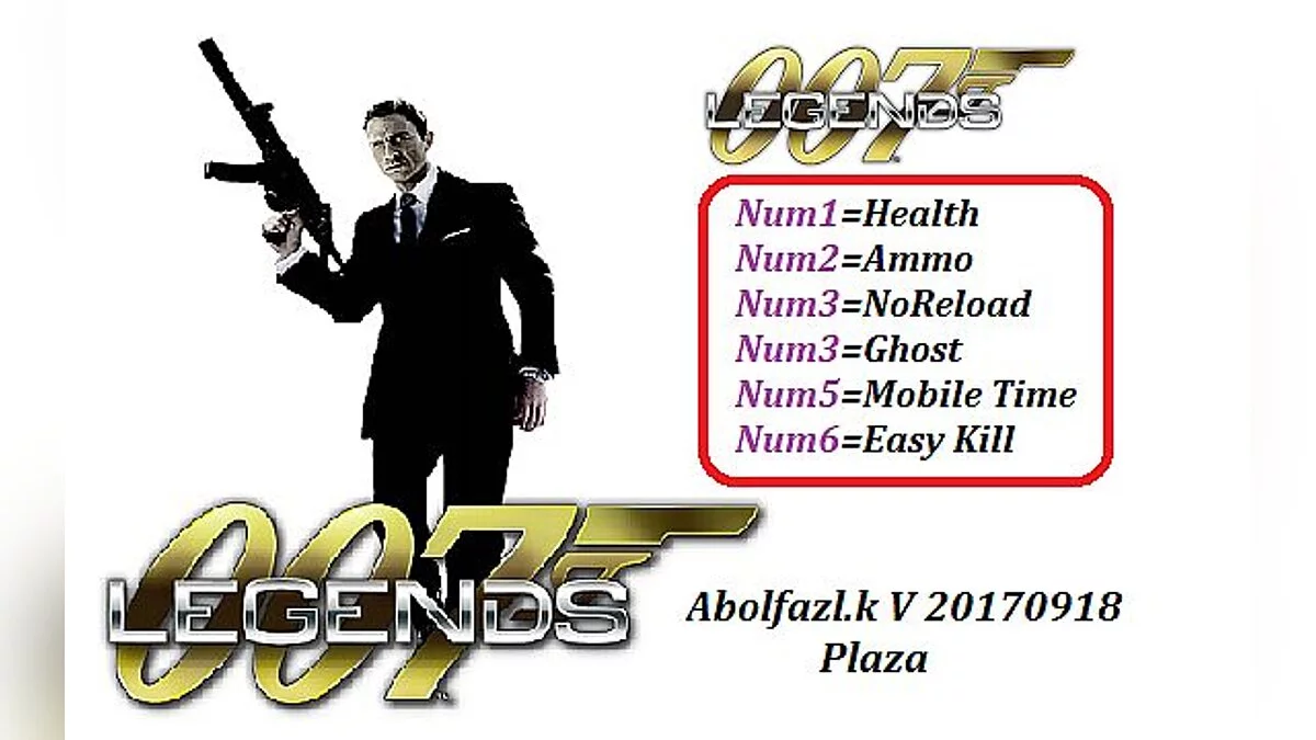 007 Legends — Trainer (+6) [20170918] [Abolfazl.k]