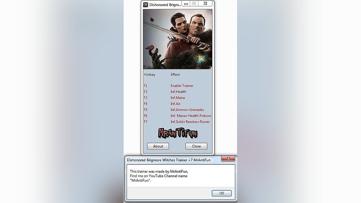 Dishonored — Trainer (+7) [1.4 / Update 4] [MrAntiFun]
