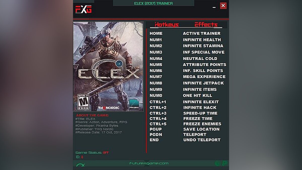 ELEX — Trainer (+16) [1.0] [x64-64Bit] [FutureX] - Updated Version