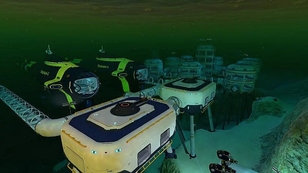 Subnautica — Сохранение / SaveGame (Огромной базой, cyclops 3, seamoth 4, exosuit 2, energy 16000)