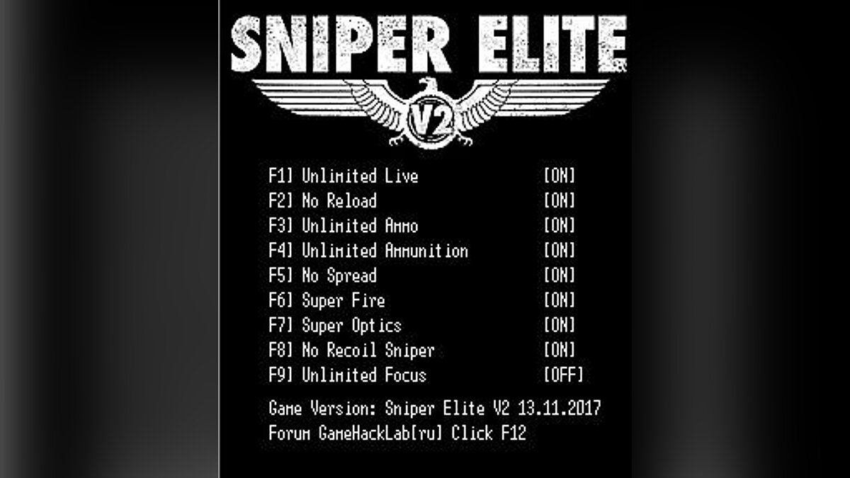 Sniper Elite V2 — Trainer (+9) [Steam] [LIRW/GHL]