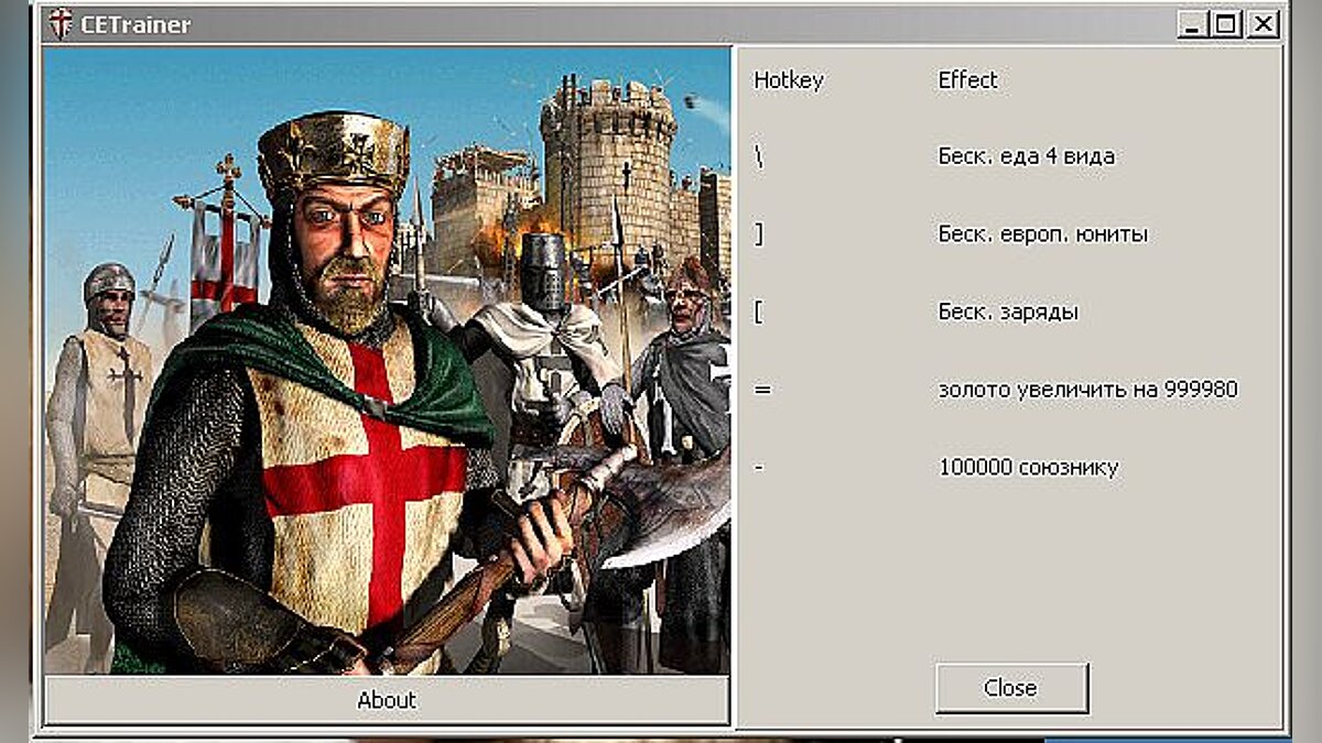 Stronghold Crusader — Trainer (+5) [1.3e] [cerygit]