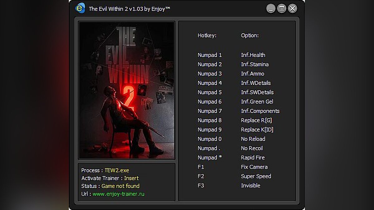 The Evil Within 2 — The Evil Within 2: Trainer / Trainer [v1.03] [Enjoy][ENJ]