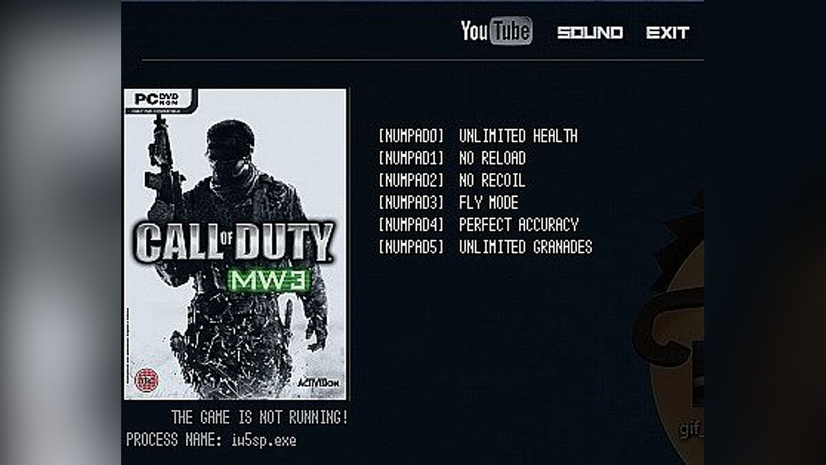 Call of Duty: Modern Warfare 3 (2011) — Trainer (+6) [2.7.3.8] [LIRW/GHL]