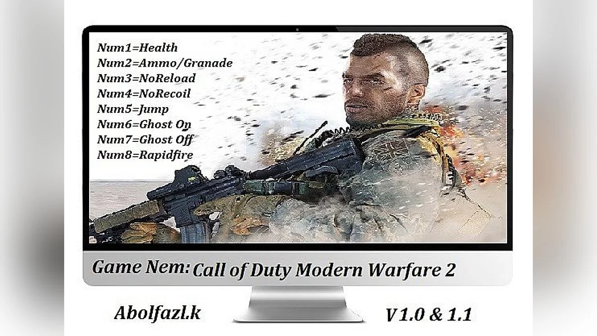 Call of Duty: Modern Warfare 2 (2009) — Trainer (+8) [1.0 - 1.1] [Abolfazl.k]