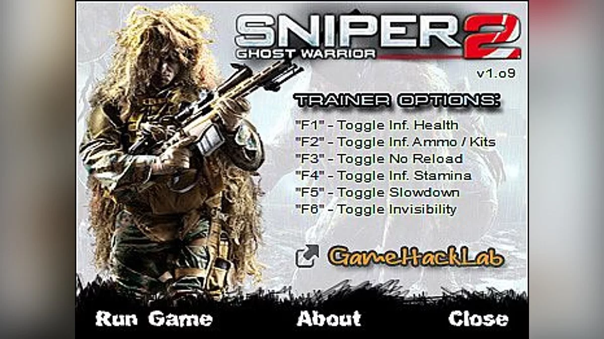 Sniper: Ghost Warrior 2 — Trainer (+6) [1.09] [CuBiC]