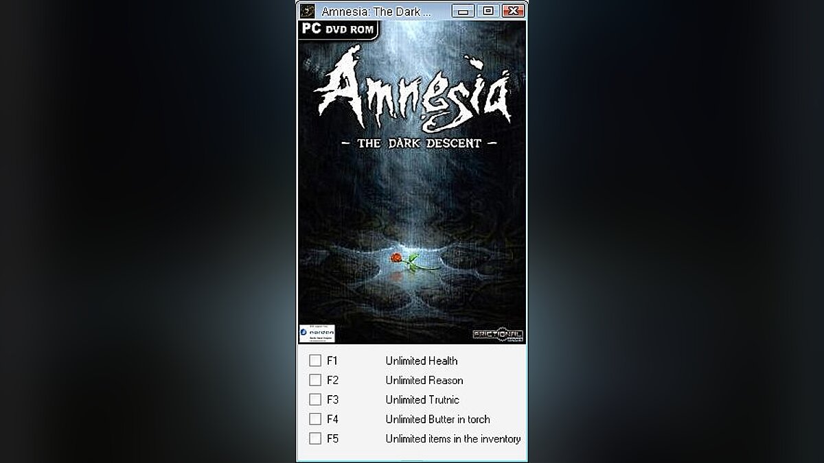 Amnesia: The Dark Descent — Trainer (+5) [1.0] [24K]