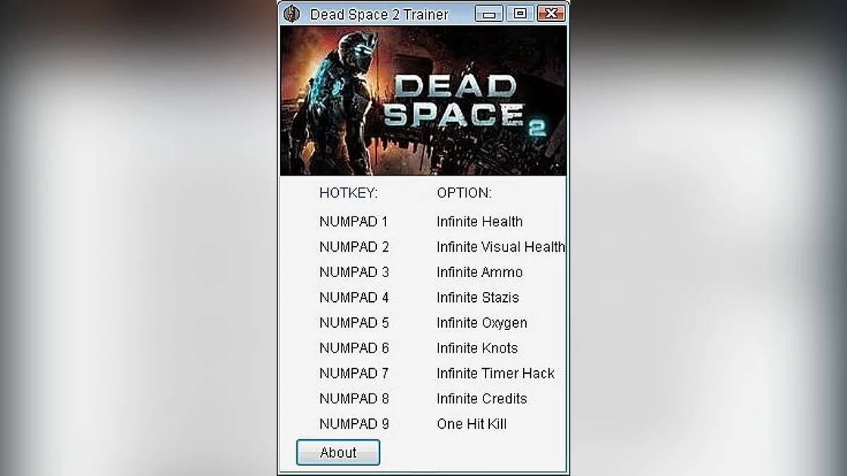 Dead Space 2 — Trainer (+9) [All Versions] [24K]