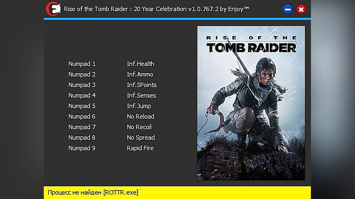 Rise of the Tomb Raider — Entrenador (+9) [v1.0.767.2] [Disfrutar]