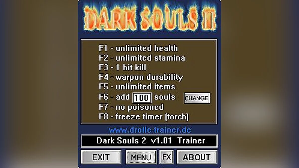 Dark Souls 2 — Trainer (+8) [1.01] [dR.oLLe]