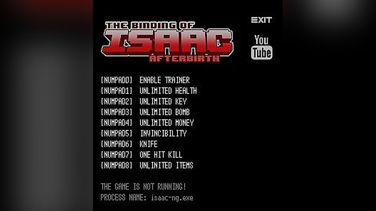 The Binding of Isaac — Trainer (+8) [Update 8] [LIRW/GHL]