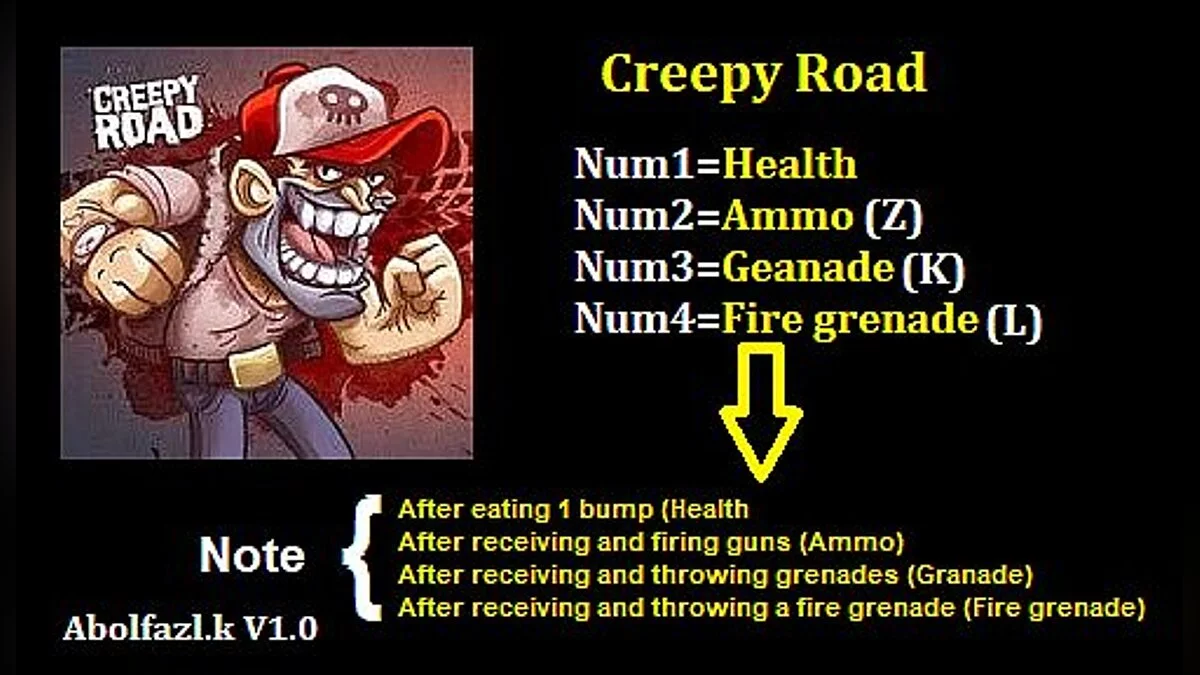 Creepy Road — Трейнер / Trainer (+4) [1.0] [Abolfazl.k]
