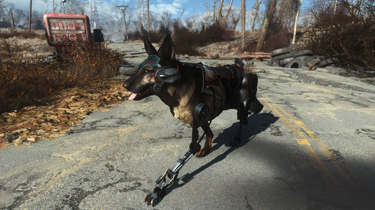 Fallout 4 — Proyecto Cyberarms Rex sustituto de carne de perro