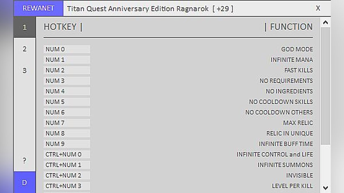 Titan Quest — Trainer (+29) [1.57] [REWANET]