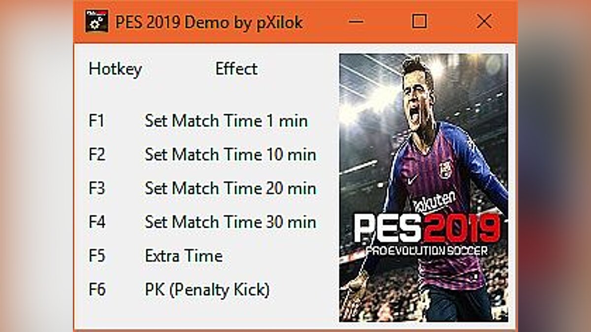 Pro Evolution Soccer 2019 — Trainer (+3) [DEMO] [pXilok]