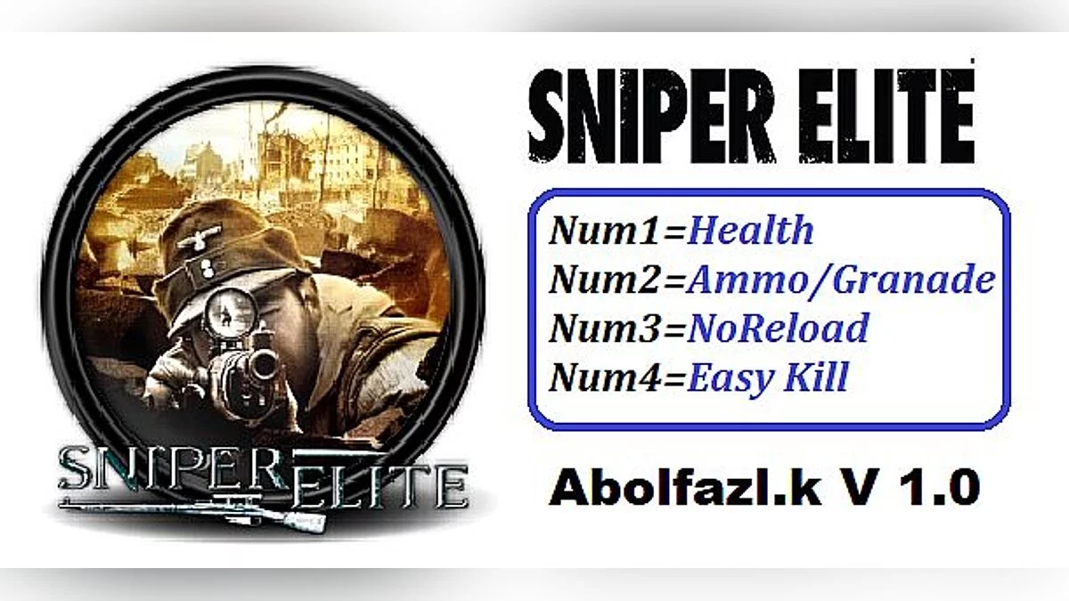 Sniper Elite — Trainer (+4) [1.0] [Abolfazl.k]