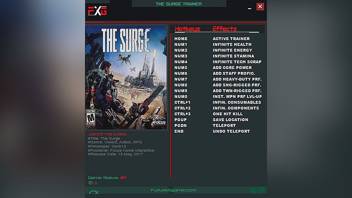 The Surge — Trainer (+14) [Update 8] [FutureX]