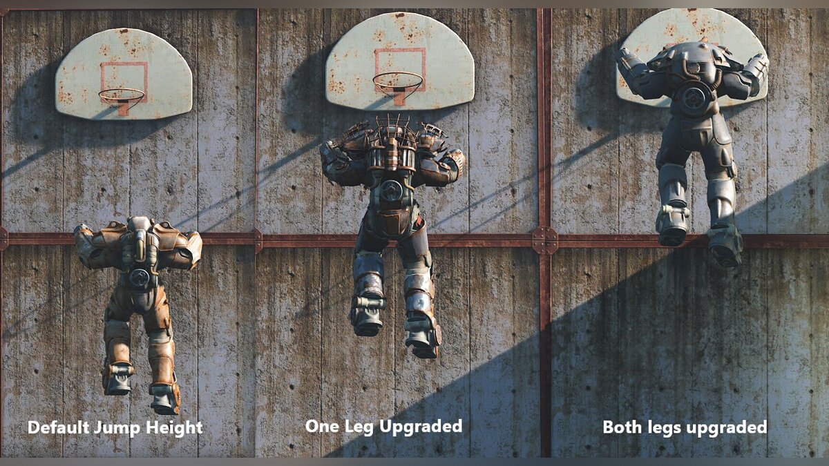 Fallout 4 — High jumps in power armor (Power Armor Jump Upgrade) [1.1]