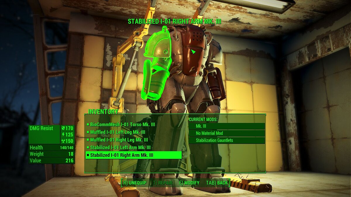 Fallout 4 — Increased number of modules for power armor (Mogomra's Power Armor Mods) [1.4]