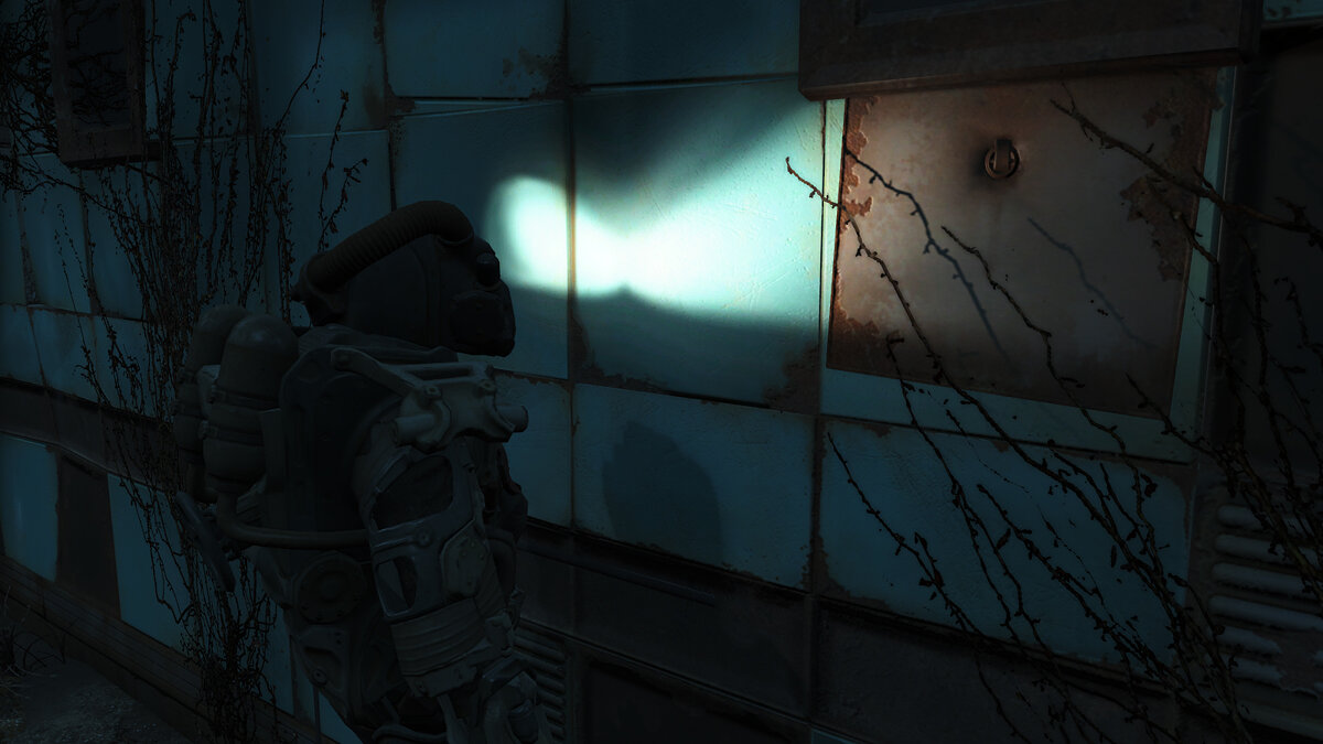 Fallout 4 — Normal lighting in X-01 armor (X-01 Invisible Flashlight Remove) [1.0]